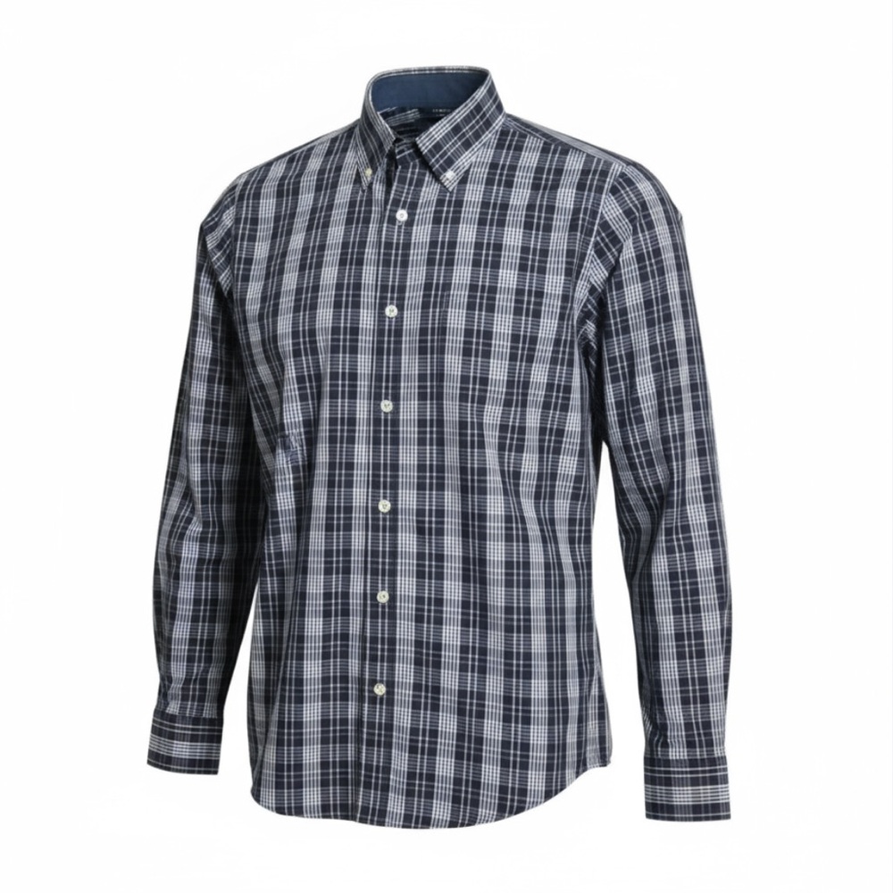 IZOD Blue Plaid LS Men’s Shirt NWT